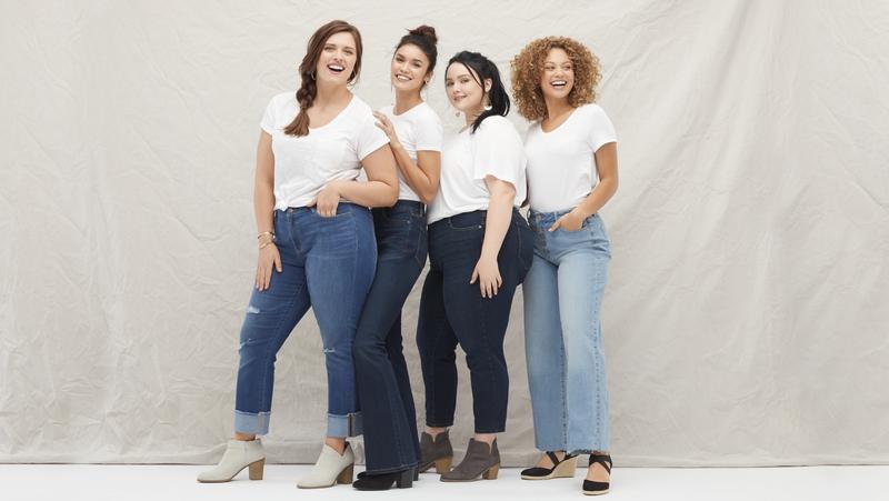 ana jeans size chart