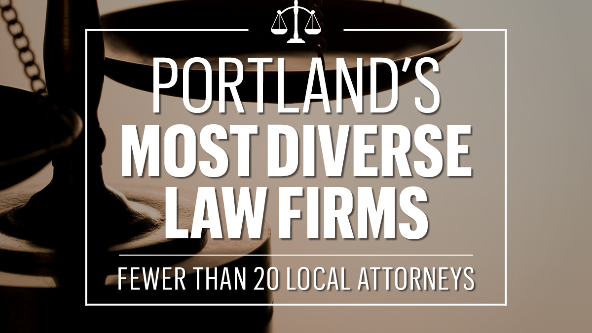 Get to know Portland's 25 most diverse small law firms of 2020 based on