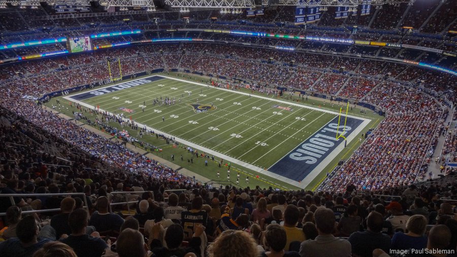 St. Louis Rams Last game at The Edward Jones Dome in St. Louis, MO