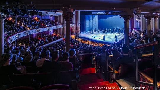 The Academy of Music during Opera Philadelphia's Festival O18