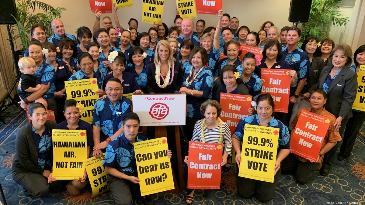 Flight attendants union president makes ‘historic’ visit to Hawaii amid ...