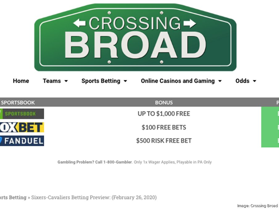 The Best PA Sports Betting Sites for NFL Week 1 - Crossing Broad