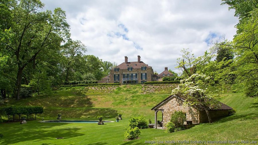 Monk Rd Philadelphia Main Line estate once home to Campbell Soup Co. heir heads to auction ...