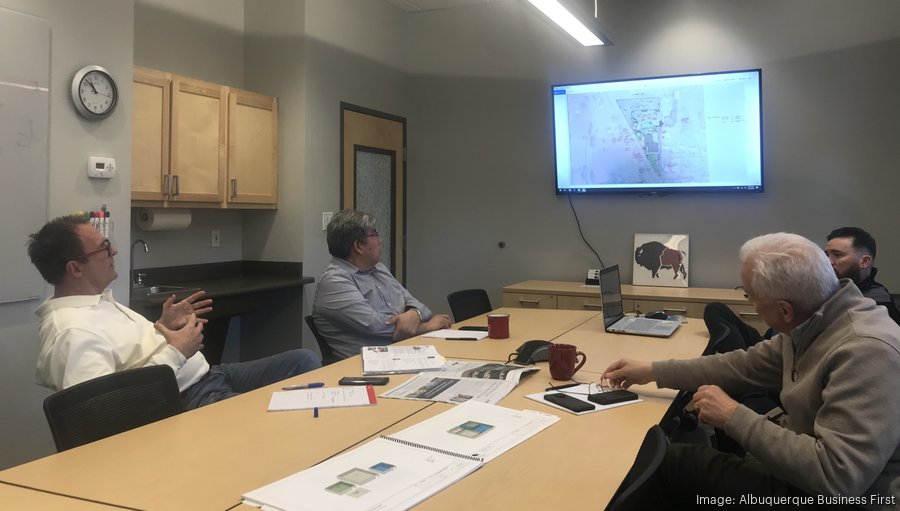 Inside a building planning meeting in New Mexico Albuquerque Business