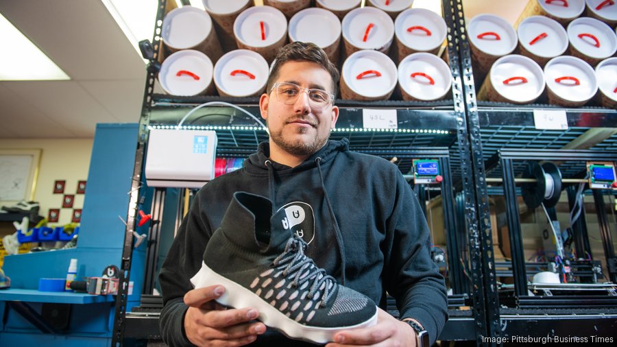 Young Entrepreneur New age cobbler brings 3D printed shoes to