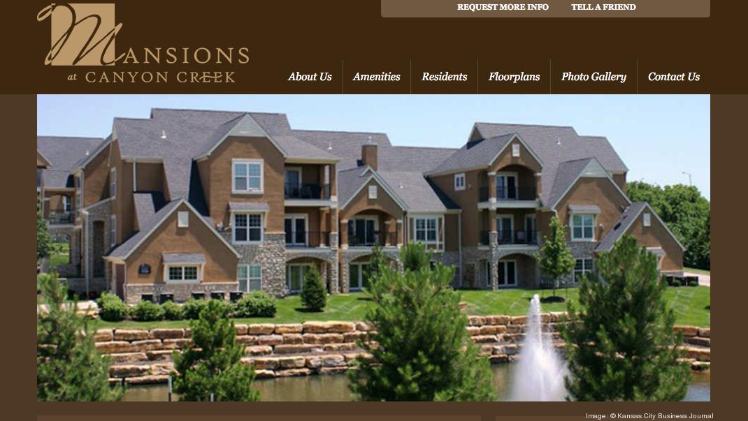lenexa s mansions at canyon creek sues over leaky fire sprinkler system kansas city business journal