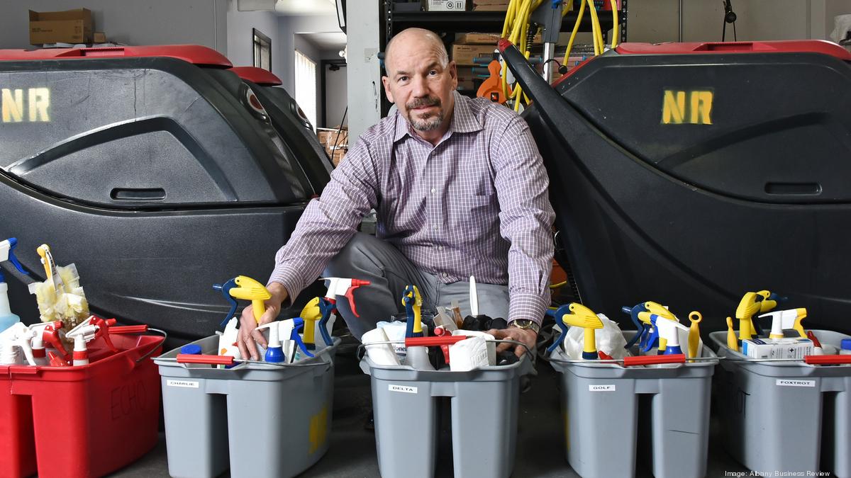 Demand has never been higher for Jon Denney’s cleaning company