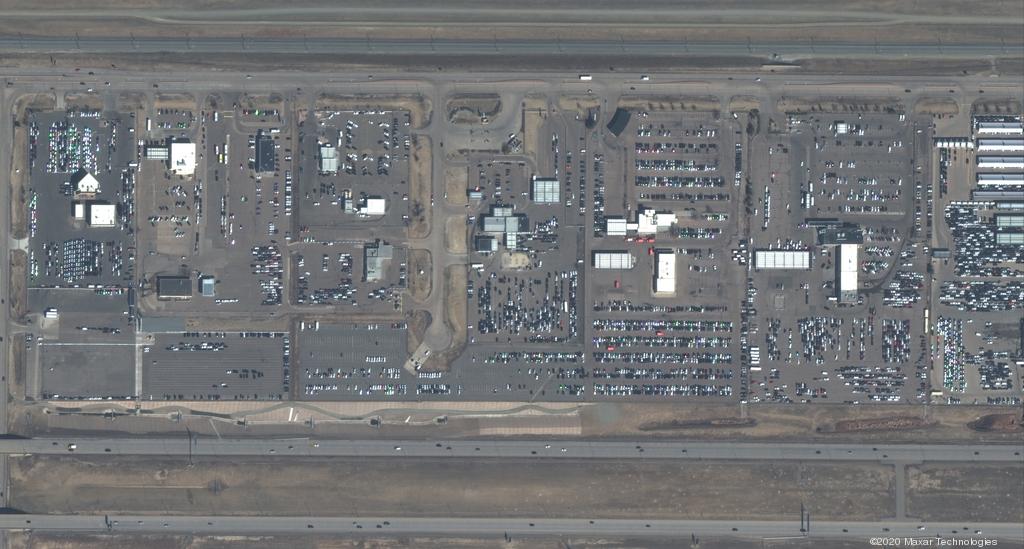 Maxar Satellite Images Show Impact Of The Covid 19 Pandemic On Denver Denver Business Journal