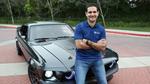 Hassane El-Khoury, CEO of Cypress Semiconductors, has had a passion for cars, such as this custom 1969 Mustang, ever since he was 12 and growing up in Lebanon. El-Khoury vowed to owned a 1969 Mustang and finally found one about 12 to 13 years ago. He has been working on it here and there but the real work started in the last couple of years.