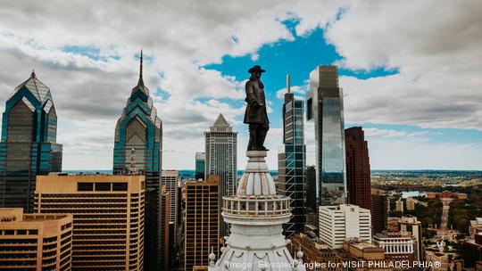 Philadelphia skyline from City Hall