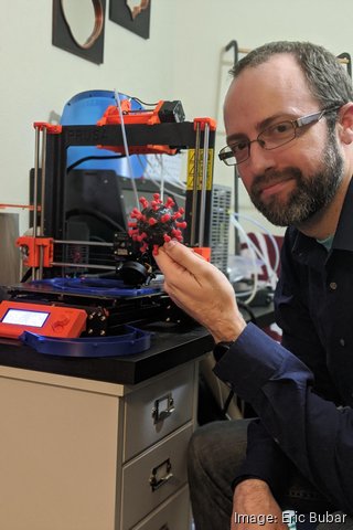 Meet Eric Bubar, the Marymount professor turned 3D face-shield printer ...