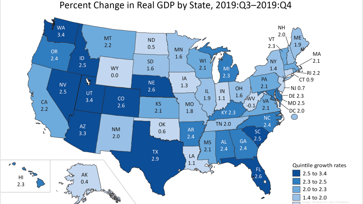 Arizona's 2019 GDP growth among top in the nation - Phoenix Business ...