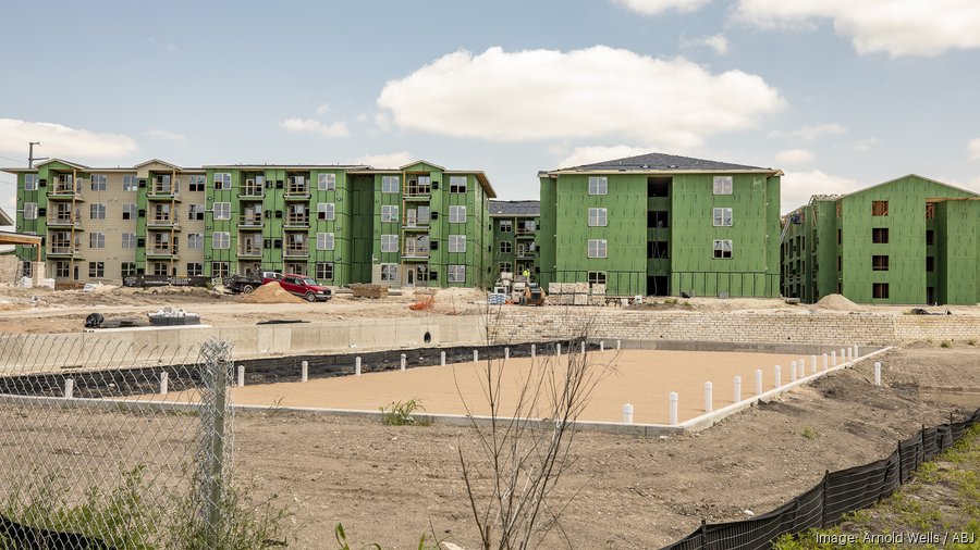 Tens of thousands of new apartment units have been built in the Austin area over the last several years. This construction took place in Pflugerville in 2020. ARNOLD WELLS / ABJ