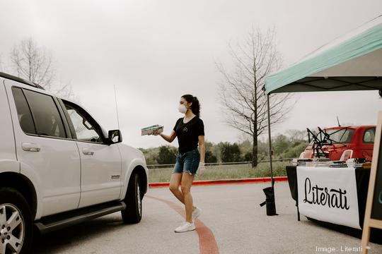 Literati curbside books during coronavirus 2020