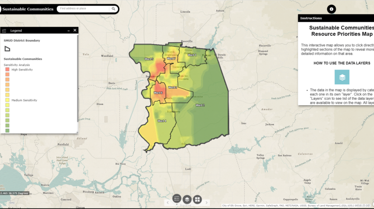 Smud Displays Layers Of Problem Areas With Interactive Maps