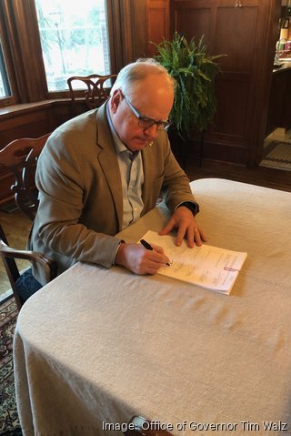 Governor Tim Walz Signs Bills