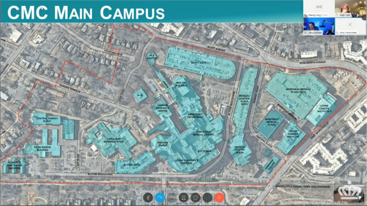 Cmc Main Campus Map Neighbors Not Yet On Board With Atrium Health's Campus Overhaul - Charlotte  Business Journal