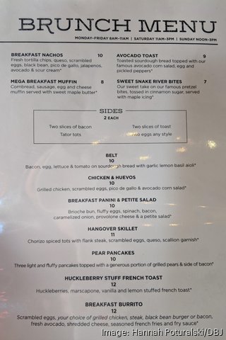 Back Home Tavern & Table unveils breakfast and brunch menu - Dayton ...