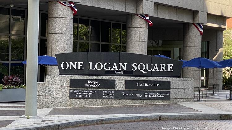 The exterior of One Logan Square.