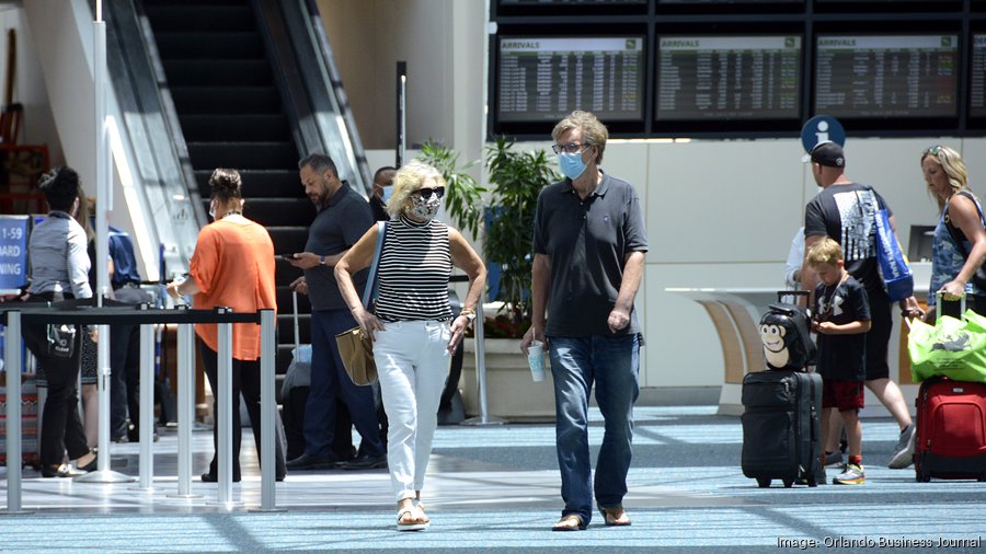 Florida's Orlando International Airport sees passengers count nearly