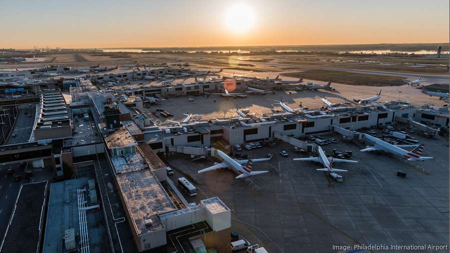 Domestic airfares are falling at Philadelphia International Airport