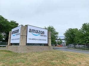 Amazon delivery station in Revere