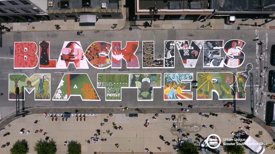 Art as a change agent Cincinnati’s Black Lives Matter mural