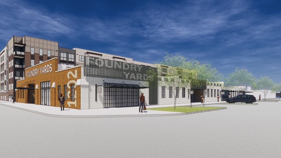 Foundry Yards includes 20,000 square feet of commercial space