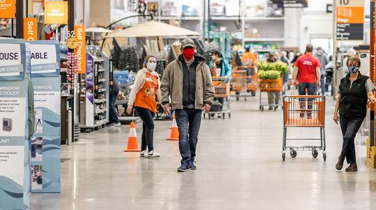 Home Depot masks