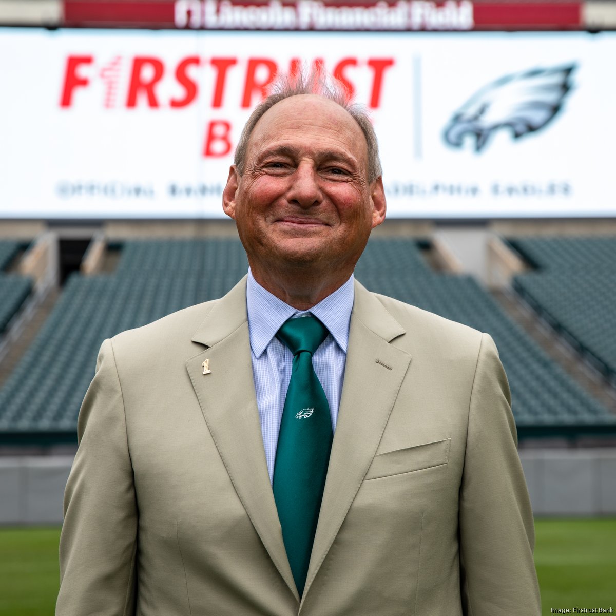EAGLES PRIDE IN EVERY PURCHASE: FIRSTRUST BANK LAUNCHES NEW KELLY GREEN  DEBIT CARDS