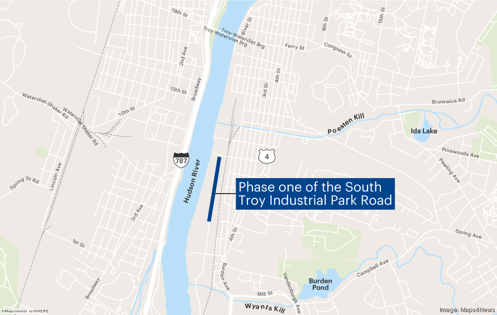 South Troy industrial road construction begins, city hopes to attract