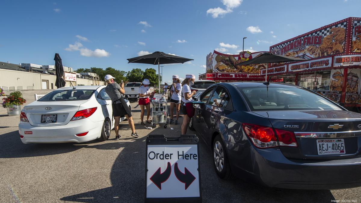 Corn dogs and deep fried cookie dough; See the first State Fair Food