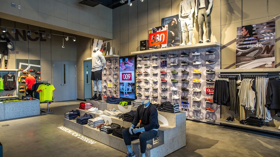 New balance retail store best sale