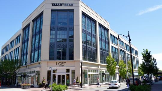 The exterior of Smartbear's Somerville headquarters. Photo by Dylan Martin.