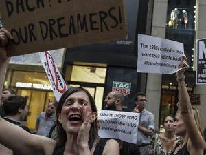 Demonstrators Attend The Defend DACA & TPS Rally Against Attacks On Immigrants