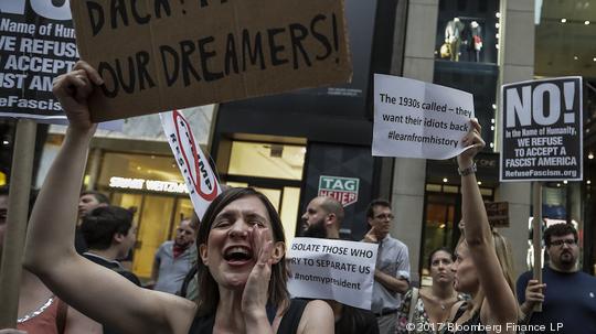 Demonstrators Attend The Defend DACA & TPS Rally Against Attacks On Immigrants