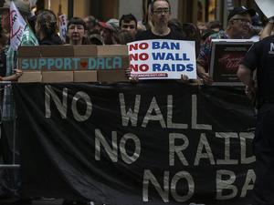 Demonstrators Attend The Defend DACA & TPS Rally Against Attacks On Immigrants