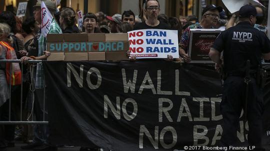 Demonstrators Attend The Defend DACA & TPS Rally Against Attacks On Immigrants