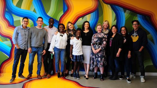 Sheryl Sandberg with Austin Founders