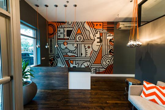 Reverb Lobby and Mural