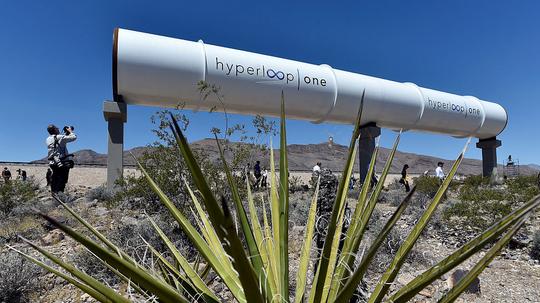 Elon Musk's High Speed Train Concept Company Hyperloop One Holds First Public Test Run