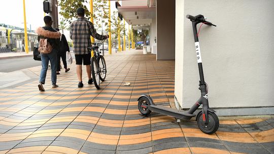 Bird dockless electric scooter