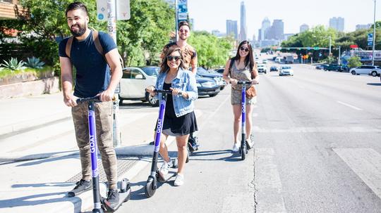 GOAT dockless scooters