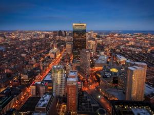 Boston Skyline from the Prudential Observaatory