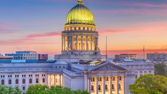 Madison, Wisconsin, USA State Capitol