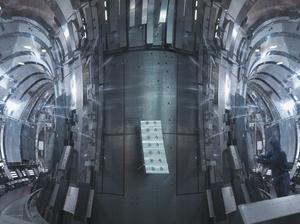 Scientist Inside A Fusion Reactor