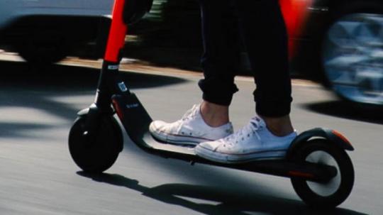 Uber JUMP scooter