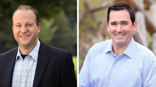 Jared Polis and Walker Stapleton