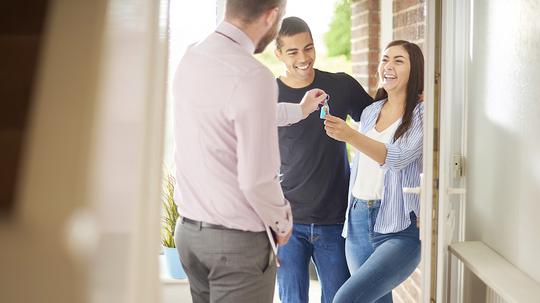 tenants receiving their property keys