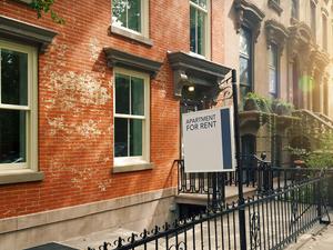 Elegant brownstones and townhouses in the Fort Greene area of Brooklyn, New York City